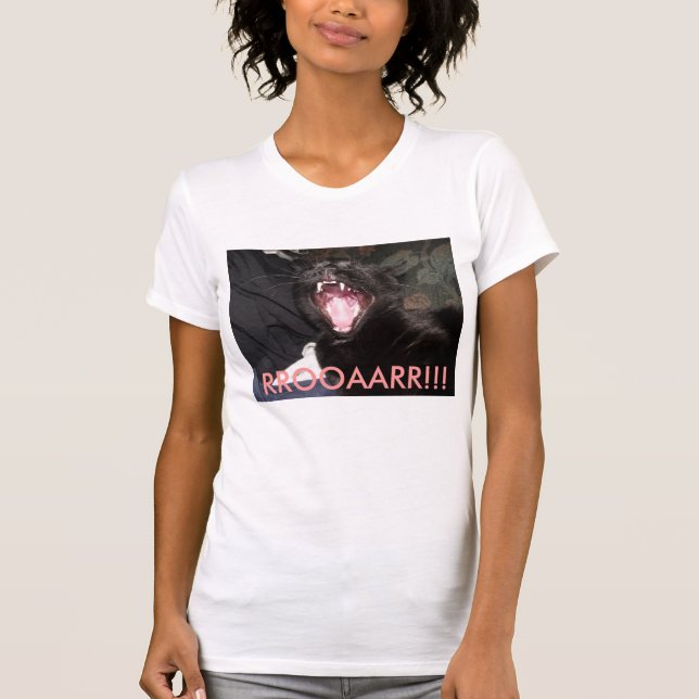 T-shirt chemise de minuit de ROOARs (Devant)