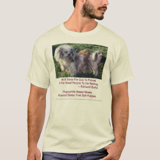 T-shirt Chemise de misère de race de moulins de chiot