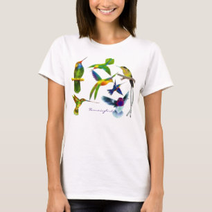 T-shirt Chemise de mode femme colibris