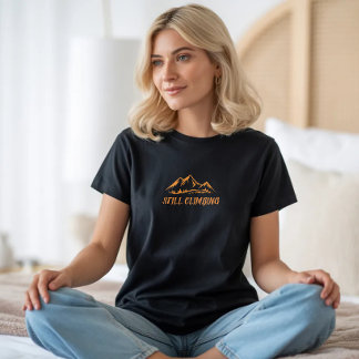 T-shirt Chemise de montagne minimaliste à motif simple