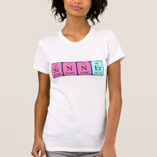 T-shirt Chemise de mot du tableau périodique du soudeur
