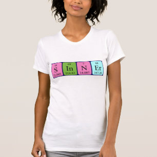 T-shirt Chemise de mot du tableau périodique du soudeur