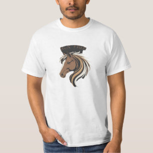 T-shirt Chemise de motivation de cheval sauvage Chase the