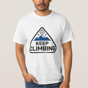 T-shirt Chemise de motivation pour la randonnée en montagn