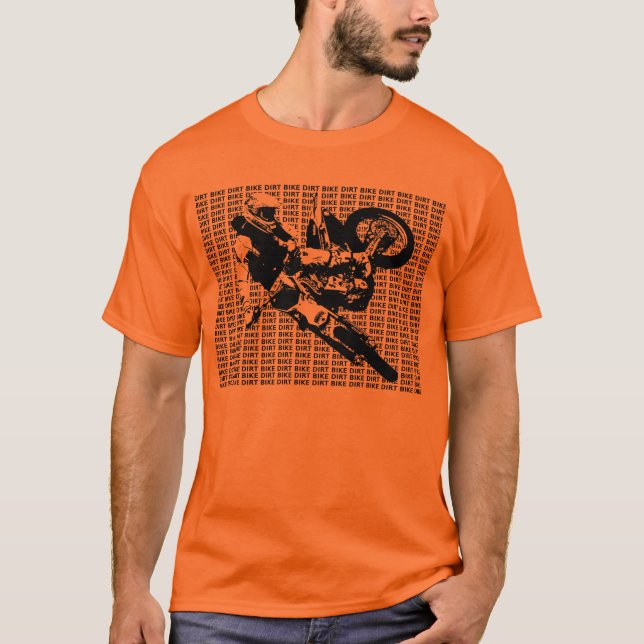 T-shirt Chemise de motocross de vélo de saleté (Devant)