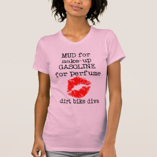 T-shirt Chemise de Motocross Dirt Bike Make-Up Mud