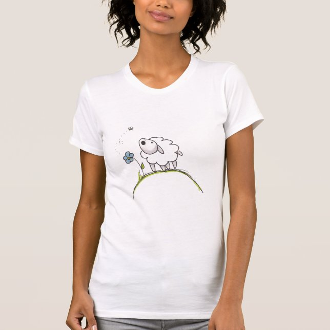 T-shirt chemise de moutons (Devant)