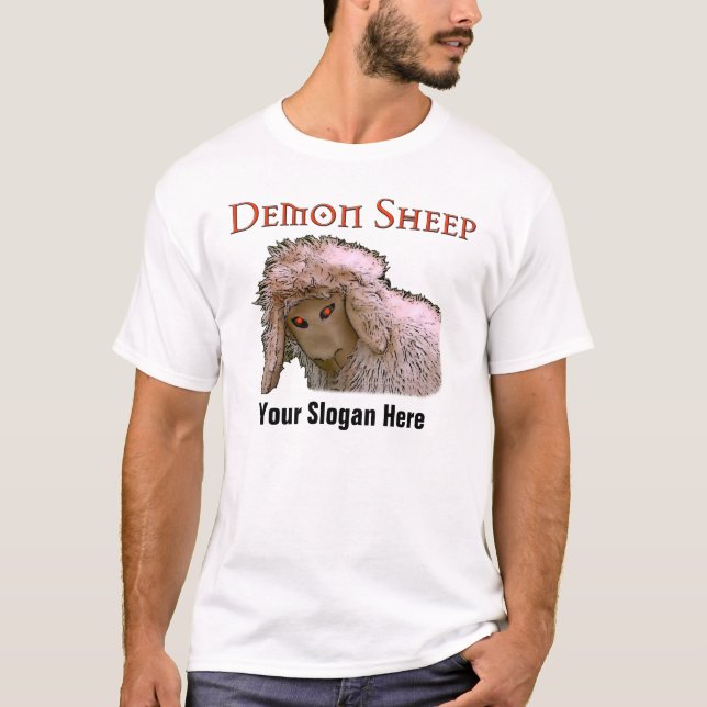 T-shirt Chemise de moutons de démon (Devant)