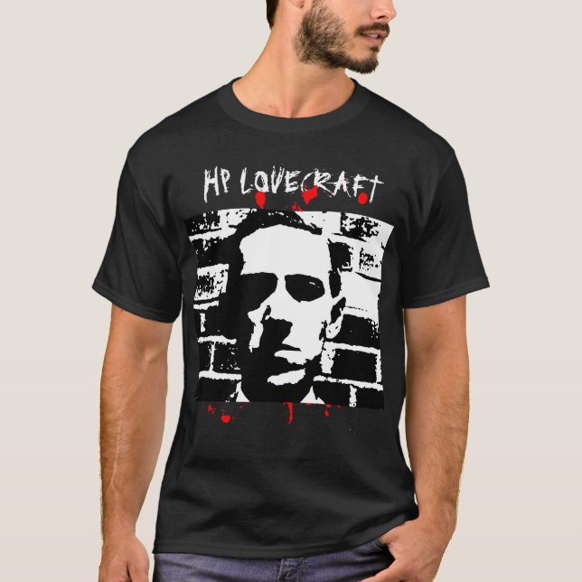 T-SHIRT CHEMISE DE MUR DE HP LOVECRAFT (Devant)