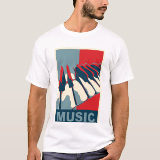 T-shirt Chemise de musique d'Obama