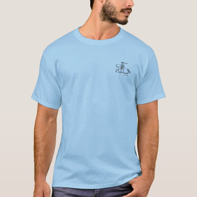 T-shirt Chemise de N-Lootin de Ridin'- de chevalier (Devant)