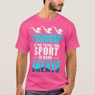 T-shirt Chemise de natation synchronisée