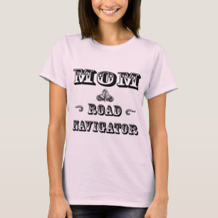 T-shirt chemise de navigateur de route de maman