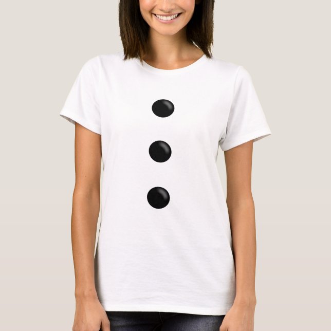 T-shirt Chemise de neige (Devant)
