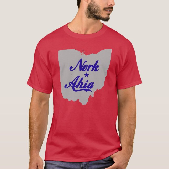 T-shirt Chemise de Nerk (Newark) Ahia (Ohio) (Devant)