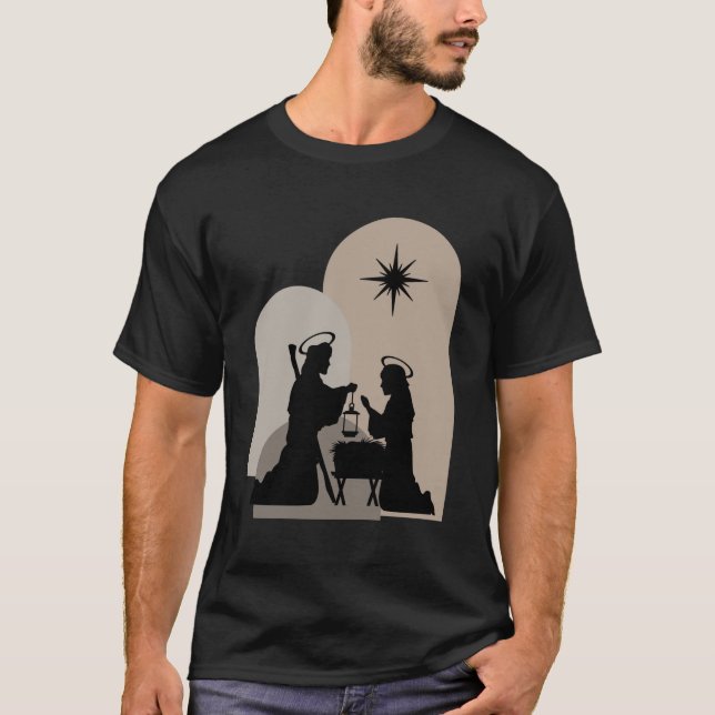 T-shirt Chemise de Noël (Devant)