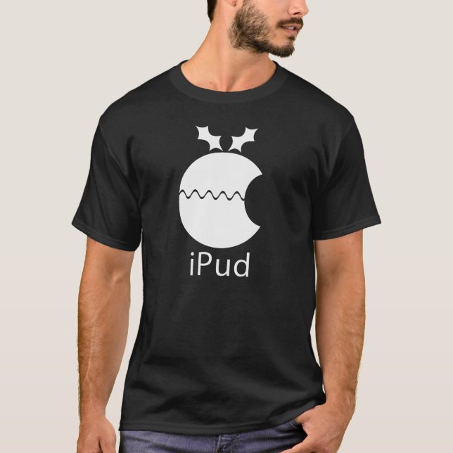 T-shirt Chemise de Noël d'Ipud (Devant)