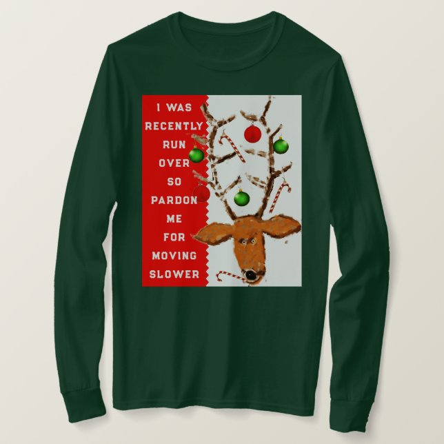 T-shirt chemise de Noël drôle pour grand-mère (Design devant)