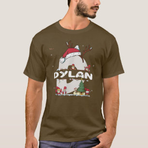 T-shirt Chemise de Noël Dylan avec Dylan Nom pour les Noël