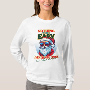 T-shirt Chemise de Noël   Funny Santa Clause