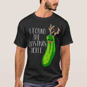 T-shirt Chemise de Noël J'ai trouvé la chatte de Noël