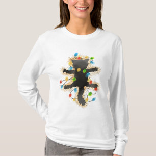 T-shirt Chemise de Noël Lampoon Griswold Cat aux lumière