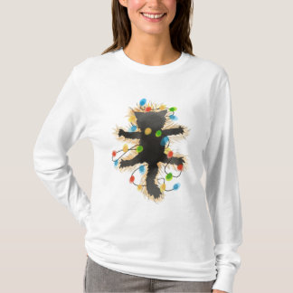 T-shirt Chemise de Noël Lampoon Griswold Cat aux lumières
