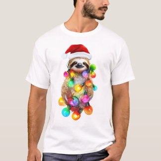 T-shirt Chemise de Noël Sloth
