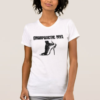 T-shirt Chemise de noir de diva de chiropractie