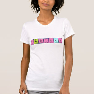 T-shirt Chemise de nom de table périodique précieux