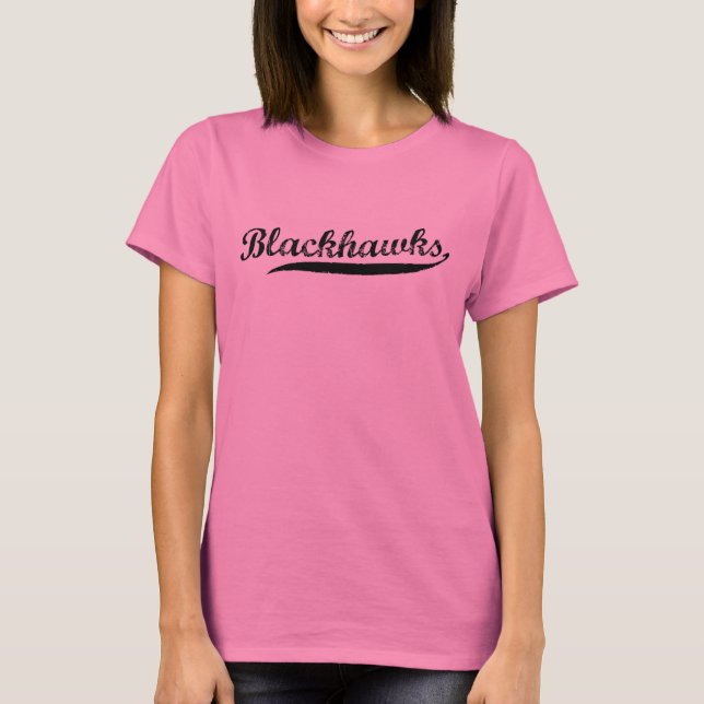 T-shirt Chemise de nom d'équipe de BLACKHAWKS pour des (Devant)