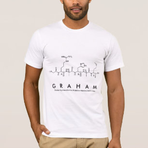 T-shirt Chemise de nom du peptide Graham