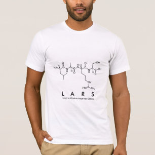 T-shirt Chemise de nom du peptide Lars