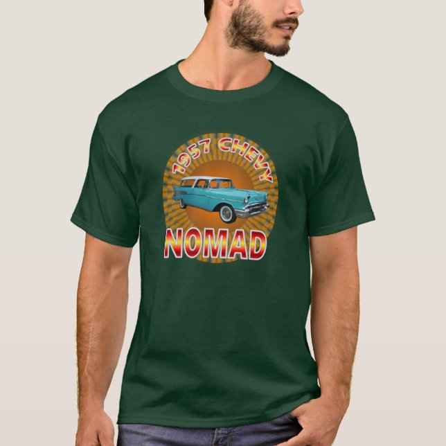 T-shirt Chemise de nomade de Chevy des hommes (Devant)