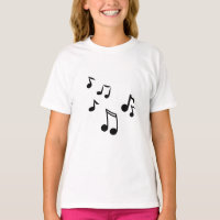 chemise de notes musicales