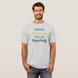 T-shirt Chemise de nuit de l'hale Hot Dogs Exhale Négativi