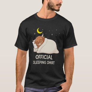 T-shirt Chemise de nuit officielle drôle de vache des High