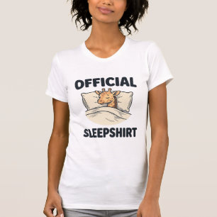 T-shirt Chemise de nuit officielle girafe drôle Desi
