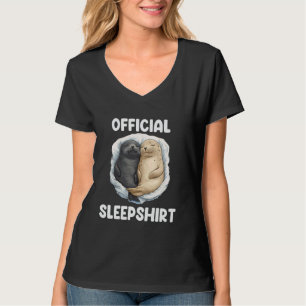 T-shirt Chemise de nuit officielle lion de mer phoque anim