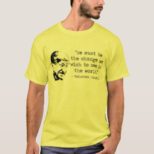 T-shirt Chemise de paix de Gandhi