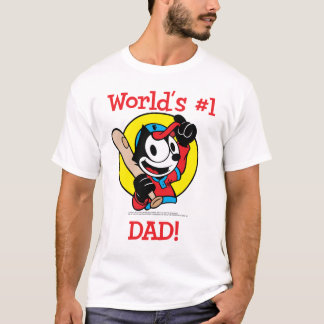 T-shirt Chemise de papa du #1 du monde de Felix