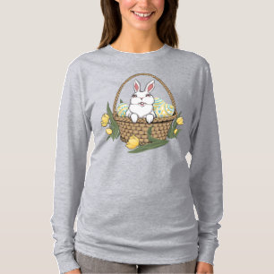 T-shirt Chemise de Pâques Chemise mignonne de lapin de Pâq