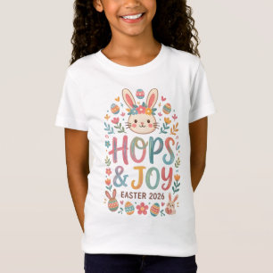 T-Shirt Chemise de Pâques Hops & Joy pour enfants