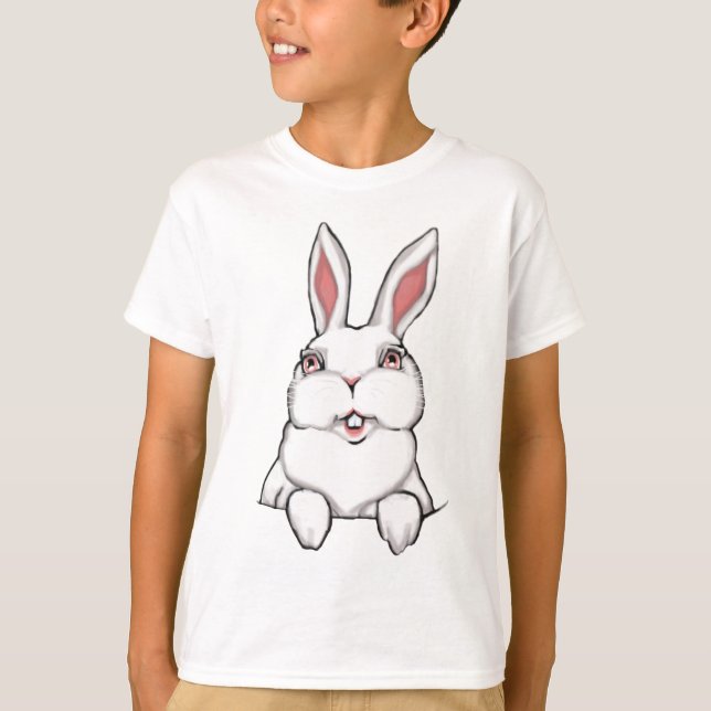 T-shirt Chemise de Pâques mignonne Bunny de Pâques Chemise (Devant)