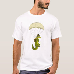 T-shirt Chemise de parachutage d'alligator