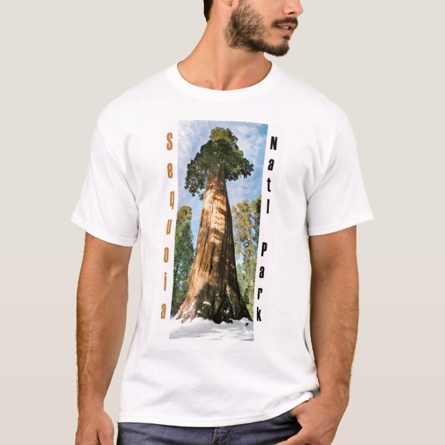 T-shirt Chemise de parc national de séquoia (Devant)