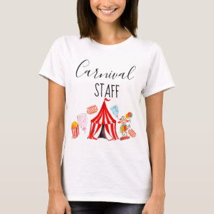 T-shirt Chemise de partie d'enfant de personnel de