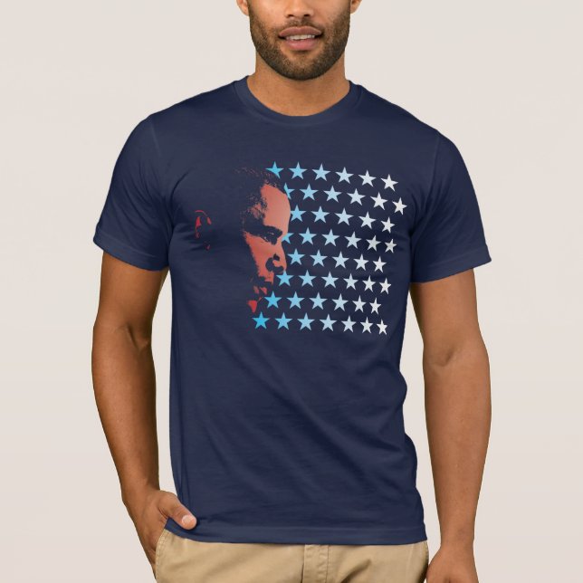 T-shirt Chemise de patriote d'Obama (Devant)