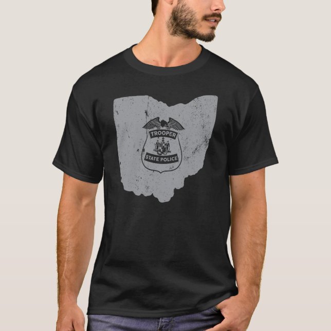 T-shirt Chemise de patrouille de route de l'Ohio de (Devant)