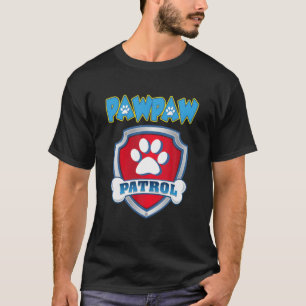 T-shirt Chemise de Patrouille Pawpaw - Chien Maman Papa Dr
